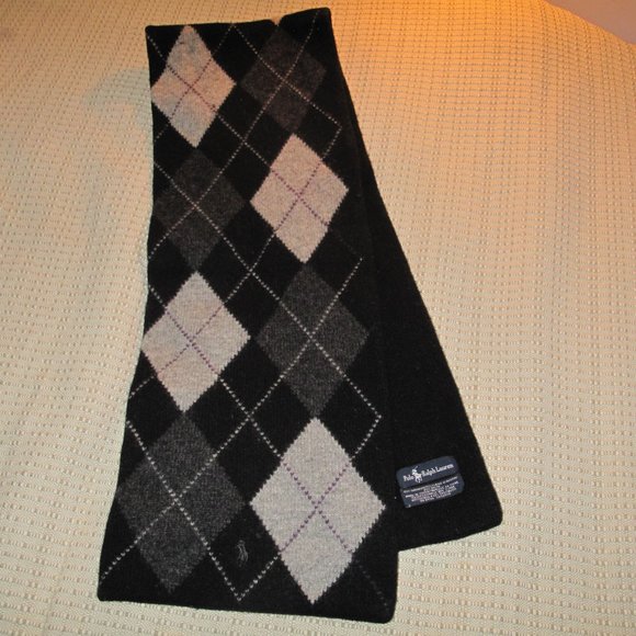 Polo Ralph Lauren, Argyle Wool Scarf - Picture 2 of 9